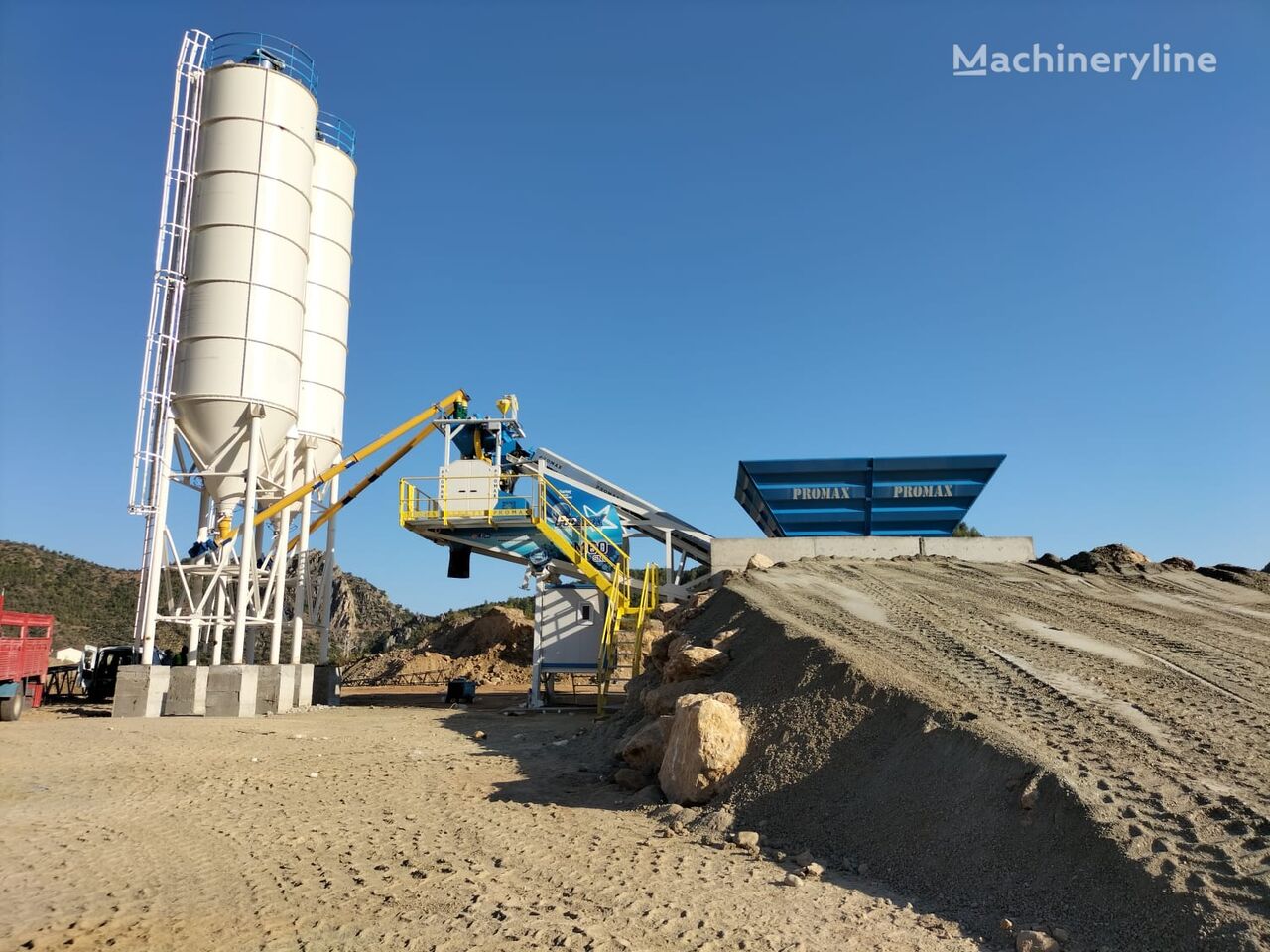 new Promax Mobile Concrete Batchign Plant M60-SNG   concrete plant