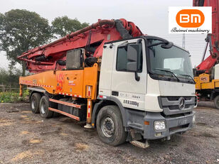 Sany High Quality Stable Working Condition 2014 Sany 49M on Benz Ceme concrete pump