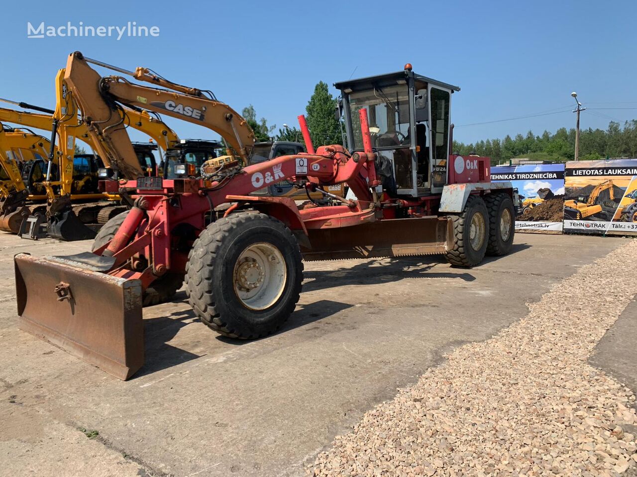 O&K F156 A grader