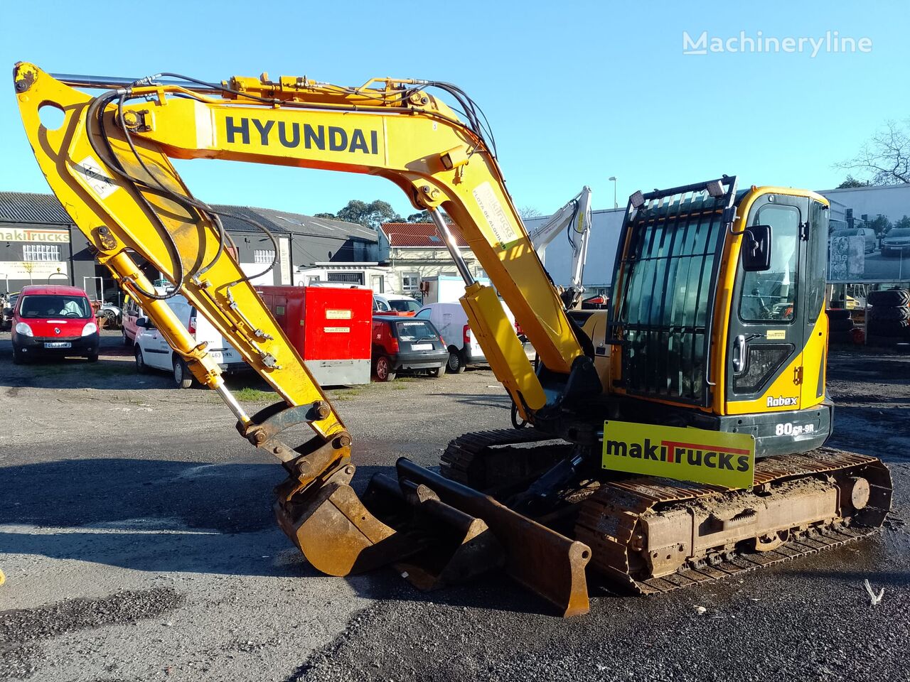 Hyundai 80CR mini excavator