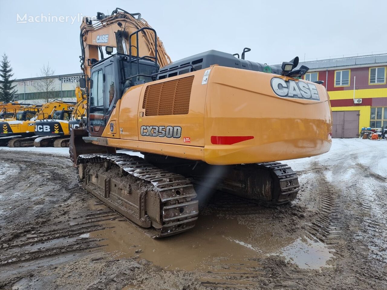 Case CX350D tracked excavator