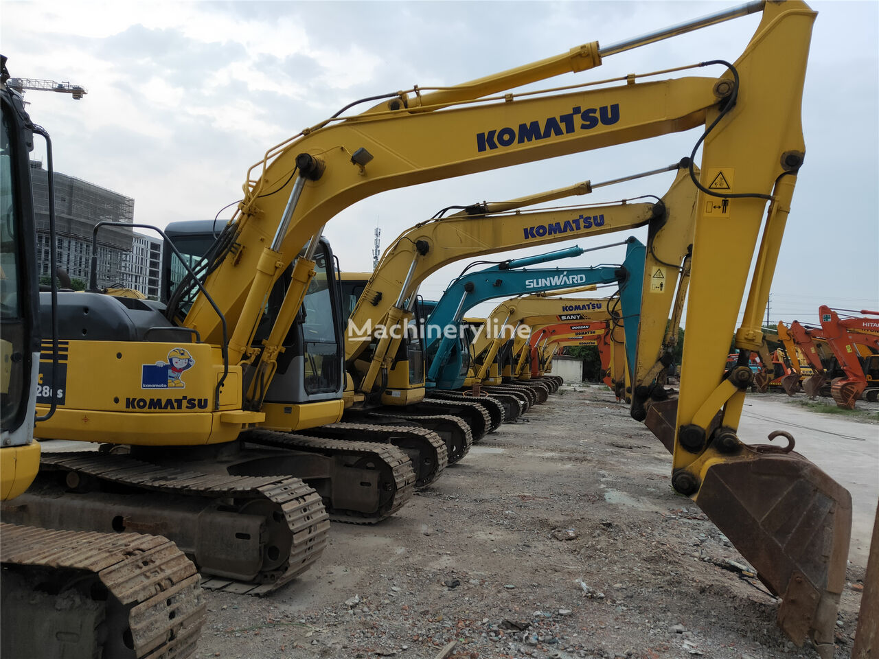 Komatsu PC128US tracked excavator