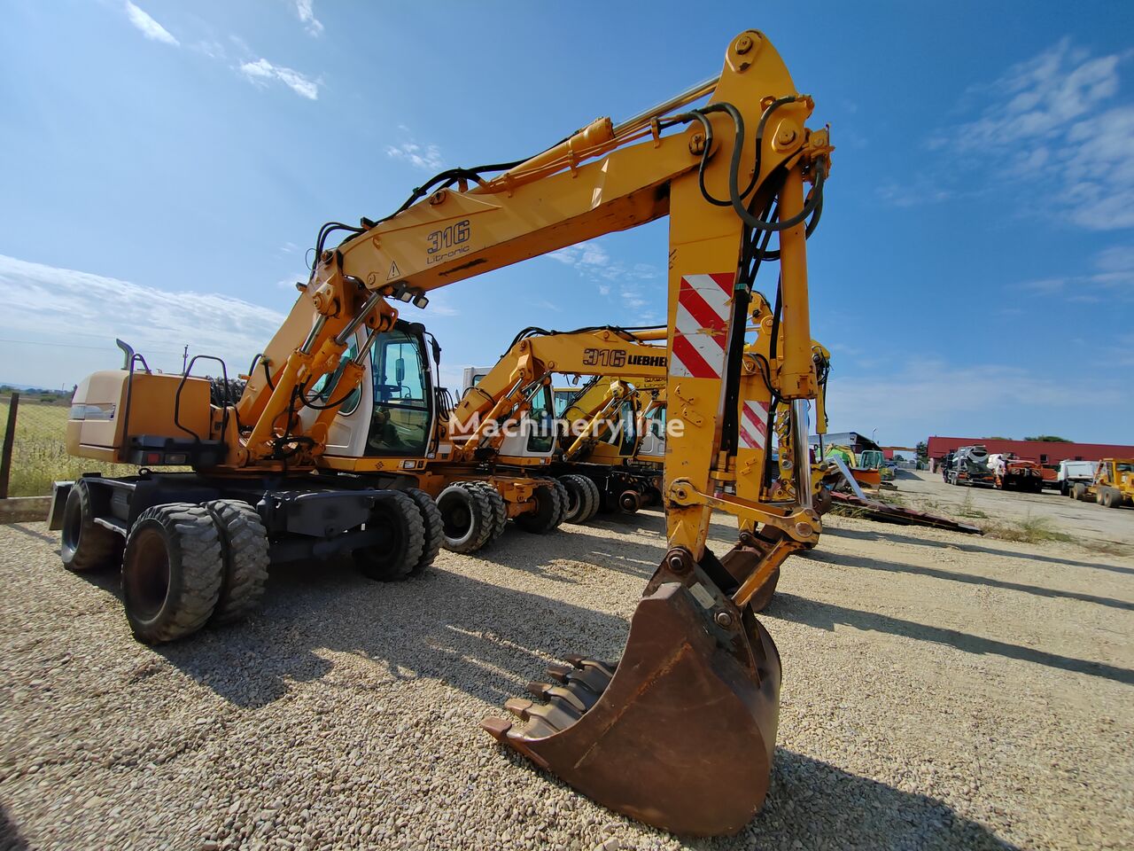 Liebherr A316 wheel excavator