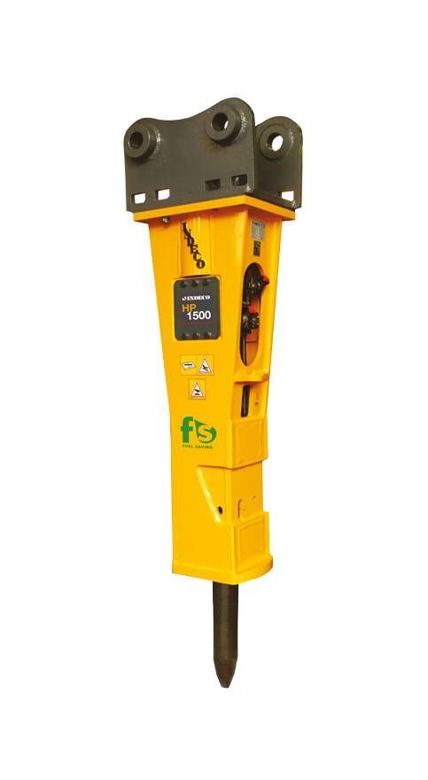 new Indeco HP 1500 FS hydraulic breaker