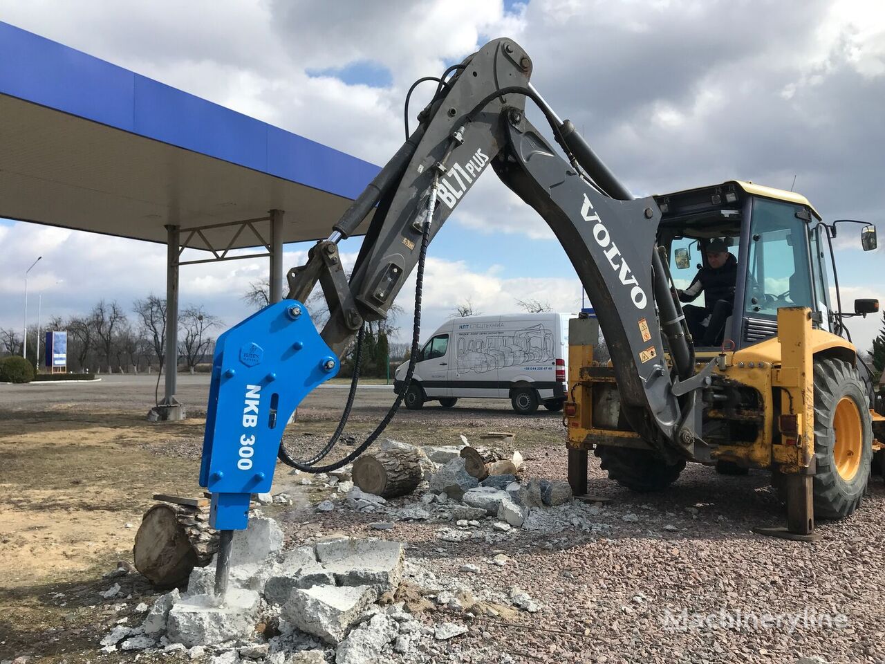 new NKB 300 hydraulic breaker